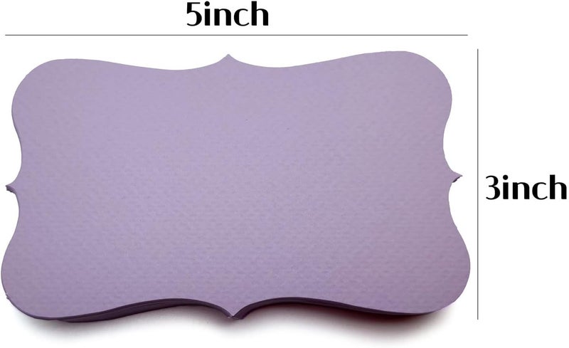 PPAPPAPPIYO 3x5 Purple index card/Set of 72 Blank index cards 180gsm (purple) - Image 2